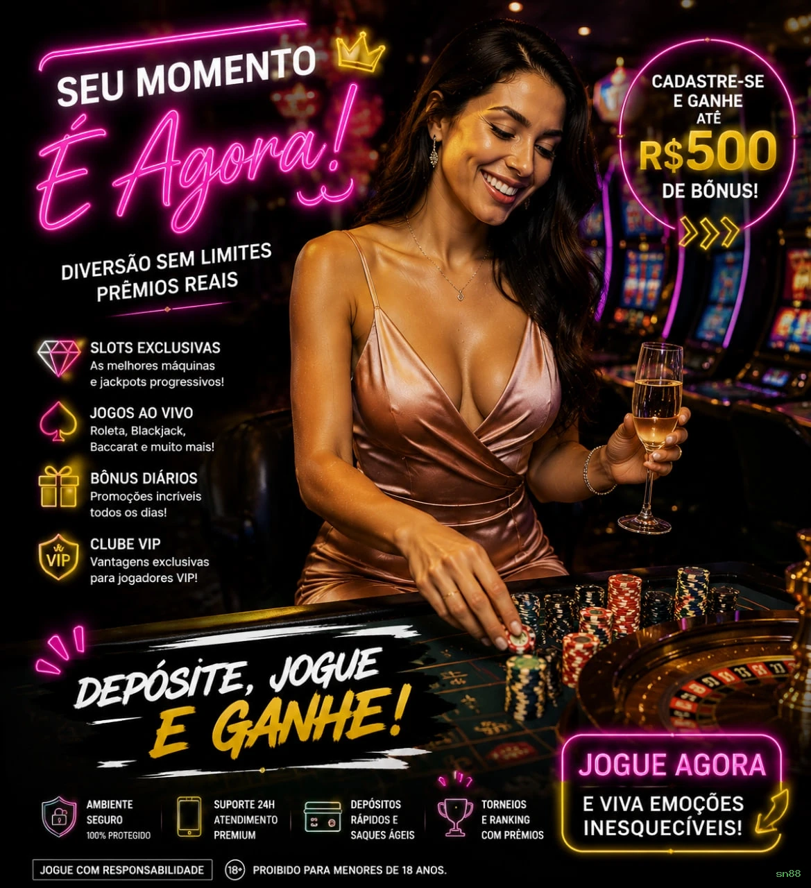 Imagem promocional dos jogos Fortune da sn88